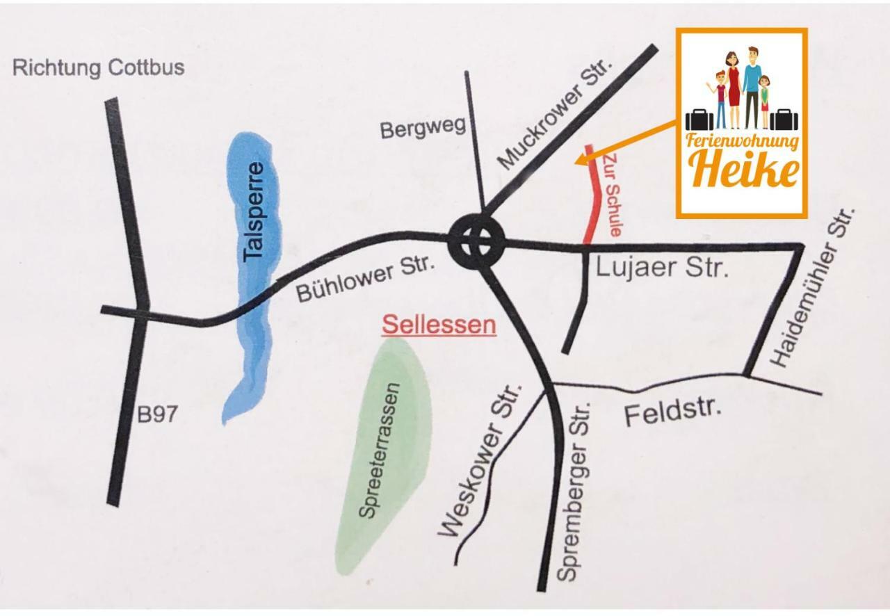 Ferienwohnung Heike Spremberg Ngoại thất bức ảnh